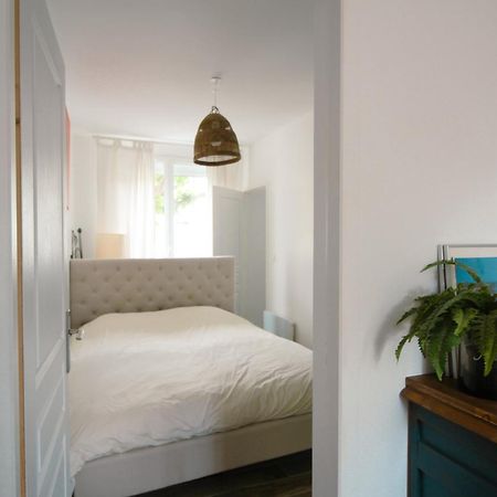 Appartement Avec Terrasse Privee, Plage A Pied Saint-Aubin-Sur-Mer  Bagian luar foto