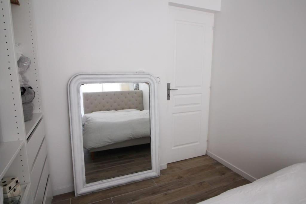 Appartement Avec Terrasse Privee, Plage A Pied Saint-Aubin-Sur-Mer  Bagian luar foto