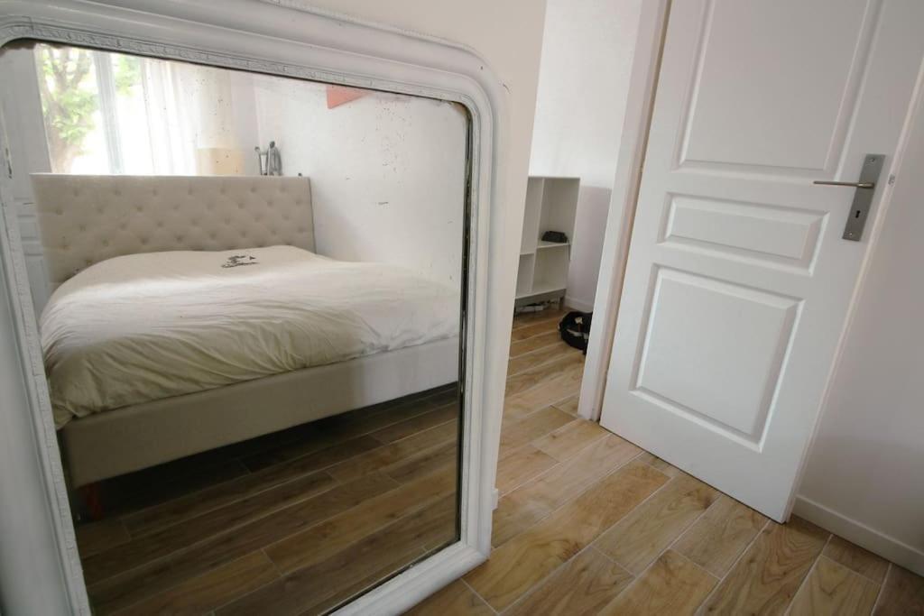 Appartement Avec Terrasse Privee, Plage A Pied Saint-Aubin-Sur-Mer  Bagian luar foto